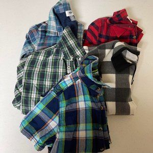 Boys Plaid LOT Medium